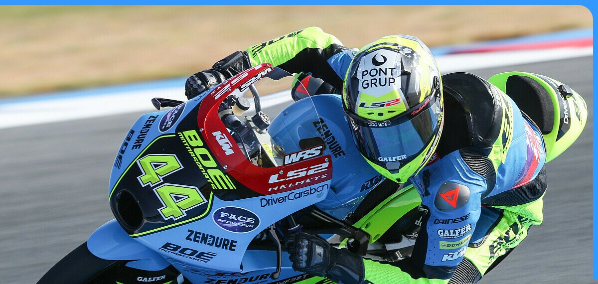 David Munoz Holt In Assen Erste Moto Pole Position