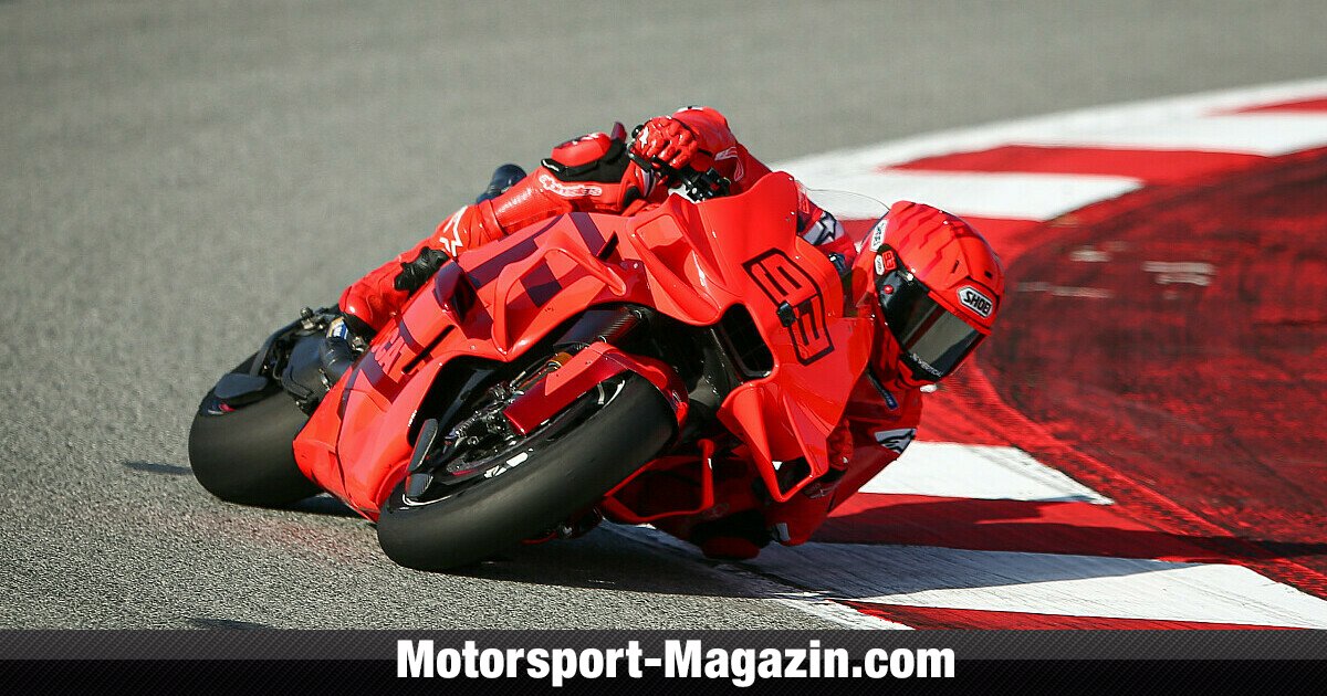 MotoGP Test Barcelona Starkes Ducati Debüt von Marc Marque Motors