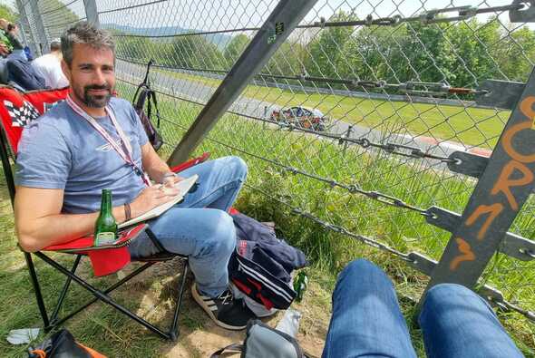 MSM-Reporter Christian genießt das 24h-Rennen Nürburgring an der Nordschleife - Foto: privat