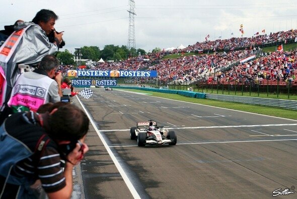 Jenson Buttons Sieg in Ungarn 2006 verblieb der einzige des Honda-Werksteams - Foto: Sutton