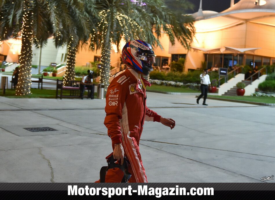 Ferrari im Training in Bahrain stark