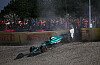 Aston Martin stürzt im Formel-1-Qualifying ab: Stroll crasht, Alonso hofft