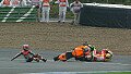 MotoGP-Drama heute vor 15 Jahren: Valentino Rossi räumt Casey Stoner ab - und der explodiert! 
