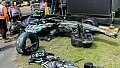 Antonelli zerstört Mercedes: Bilder des ersten F1-Crashs 2026