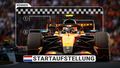 Formel 1 heute: Die Startaufstellung für das Rennen in Zandvoort