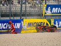 Marc Marquez stürzt im Misano-Sprint: Der MotoGP-Sturz im Bild