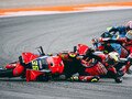 Teamkollege abgeschossen: MotoGP-Strafe für Joan Mir in Valencia!