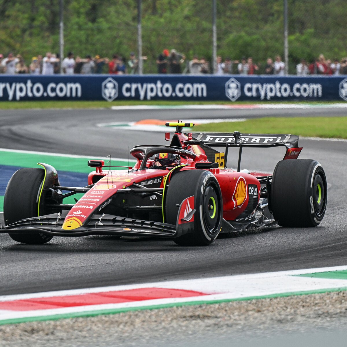 Monza-Qualifying Sainz besiegt Verstappen, Ferrari entgeht Strafe