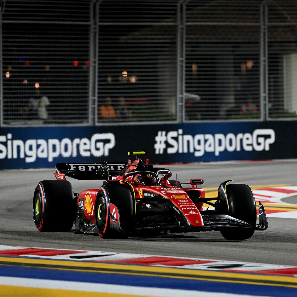 Qualifying Singapur Sainz auf Pole, Verstappen K.o.