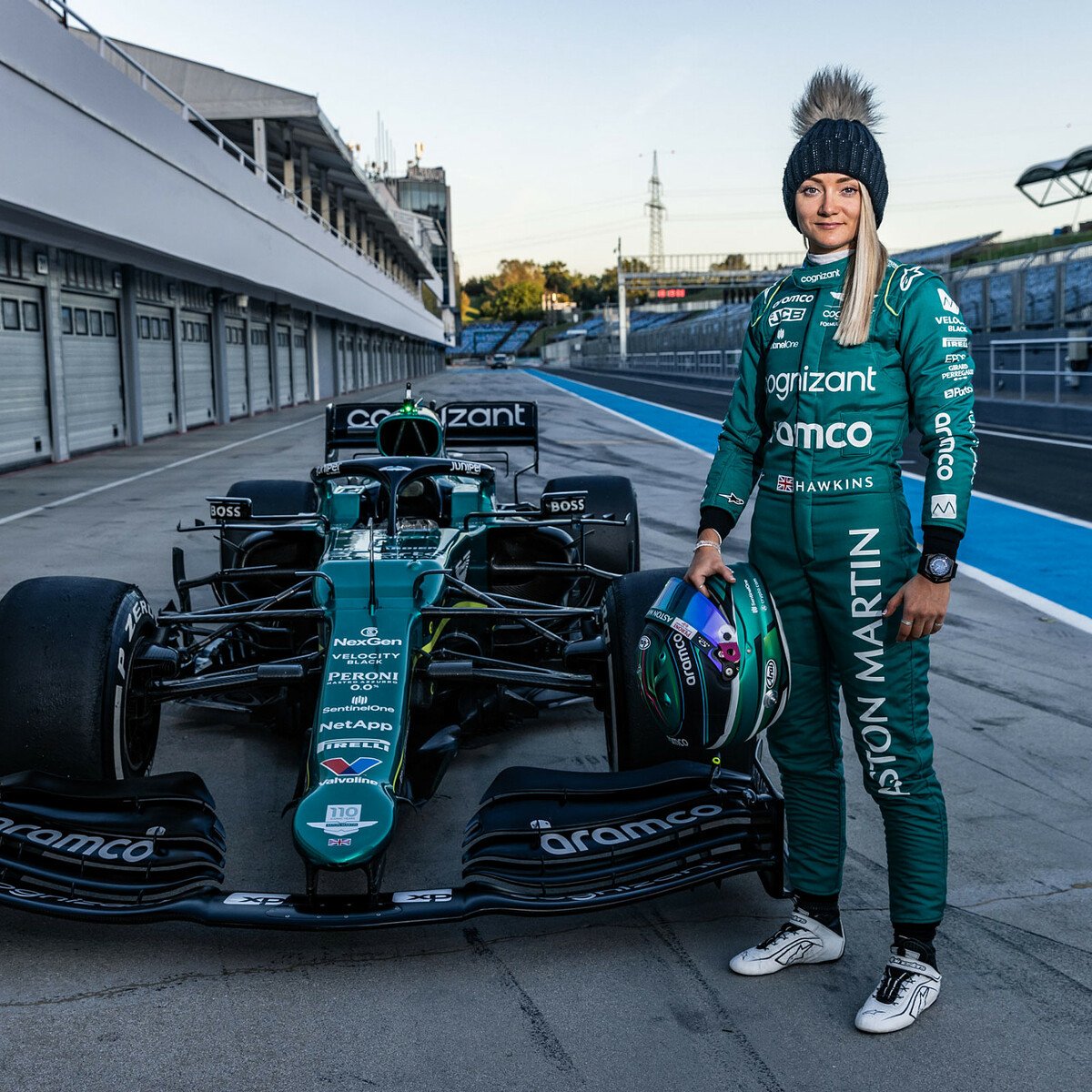 Jessica Hawkins Erste Frau seit 2018 in einem F1-Auto