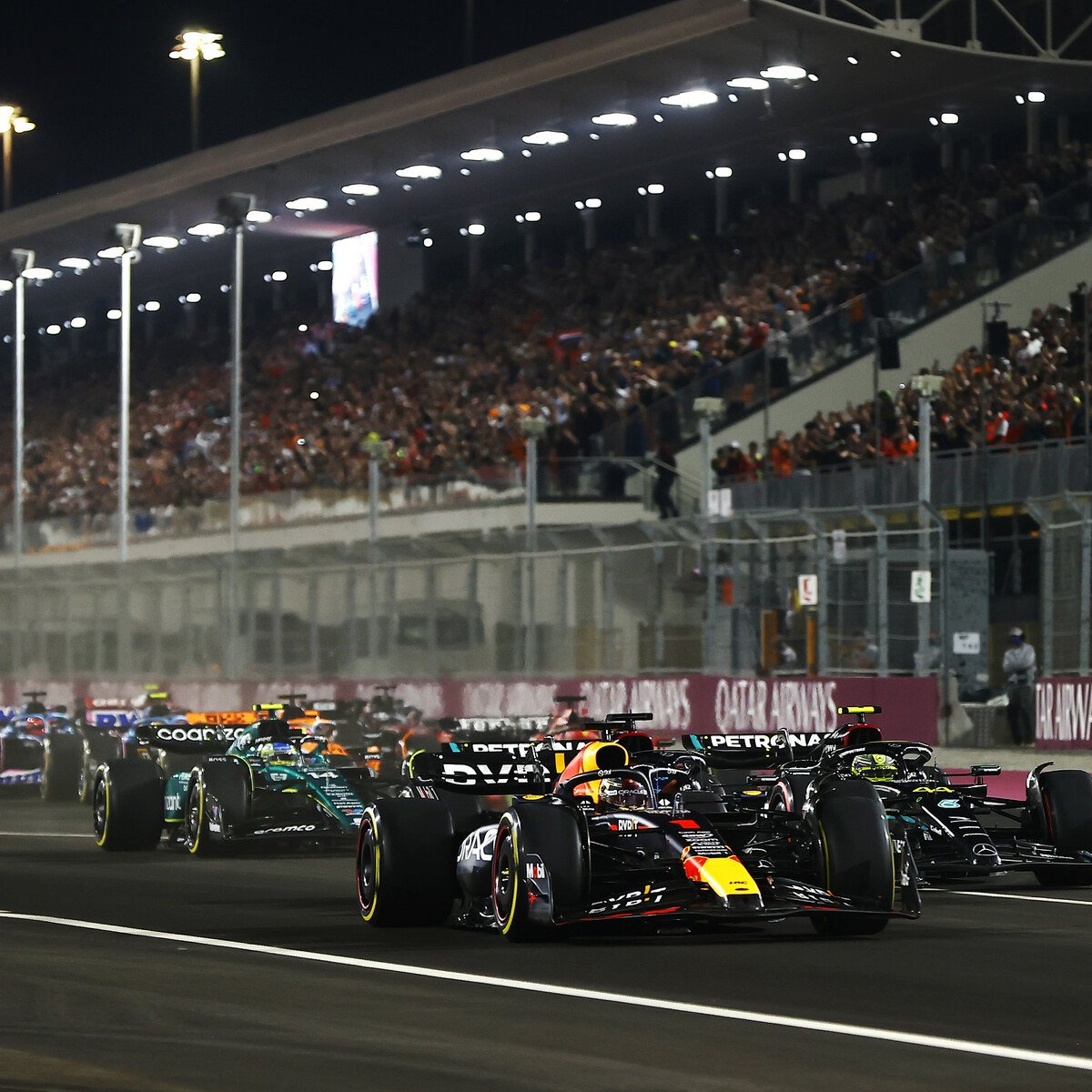 Formel 1 Katar Verstappen siegt, Albtraum für Mercedes