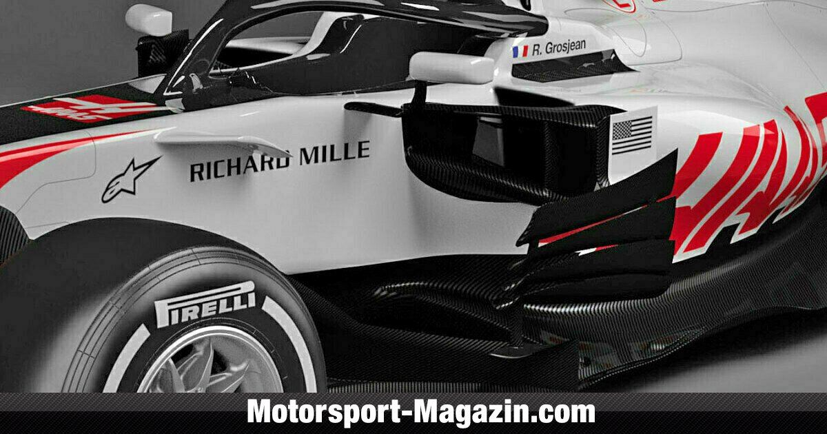 Formel 1 2018: Haas zeigt erstes F1-Auto mit Halo