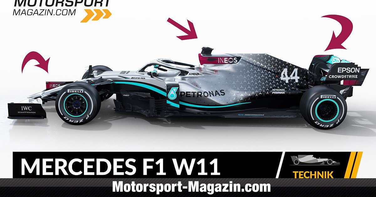 Formel 1 Autos 2020: Mercedes F1 W11 im Technik-Check