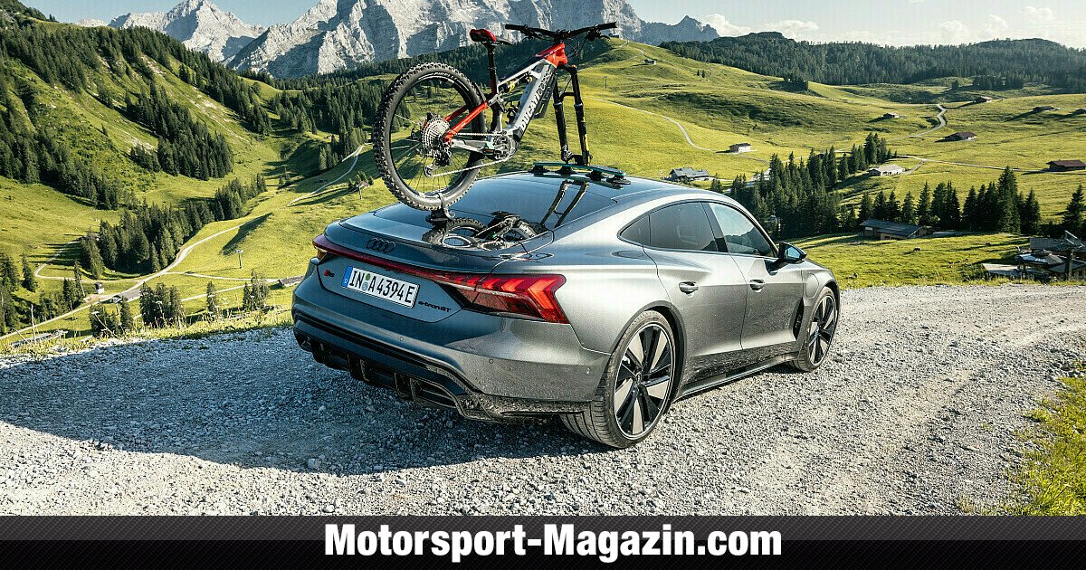 Kofferraum-Check: 2023 Audi e-tron GT - was passt in den Kofferraum?  Fahrrad? Leiter? Koffer? 