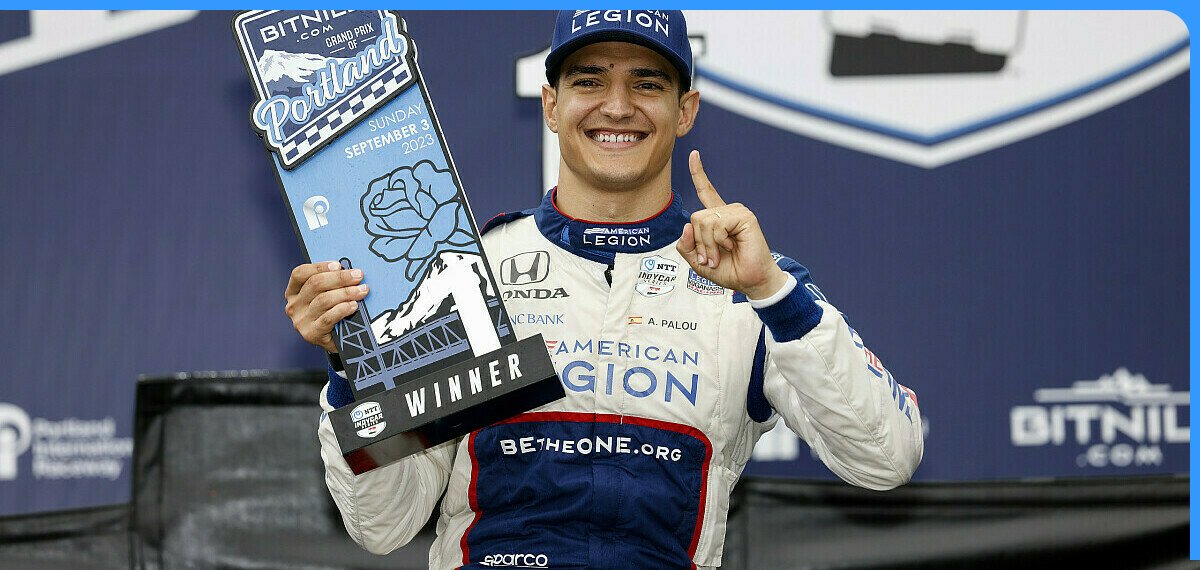 IndyCarChampion Alex Palou DHL Express wird neuer Sponsor