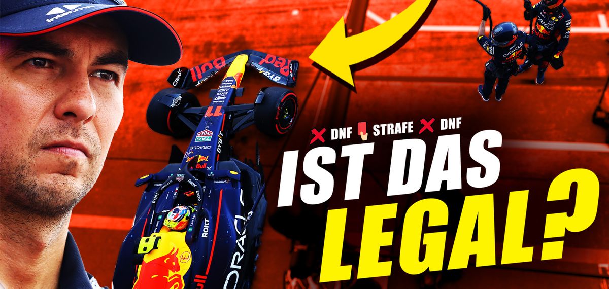 Red Bull Trick rettet Perez vor Strafe! Wie geht das denn?