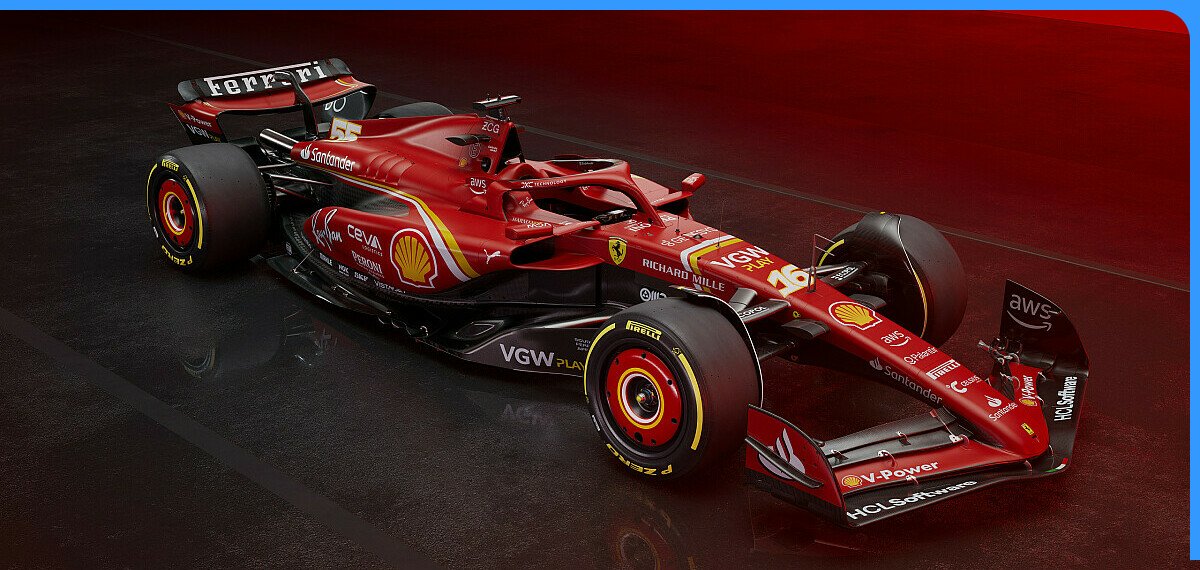 Formel 1 Auto Mit Straßenzulassung Kaufen Ferrari mit neuem Konzept & Design: Formel-1-Auto für 2024 präsentiert
