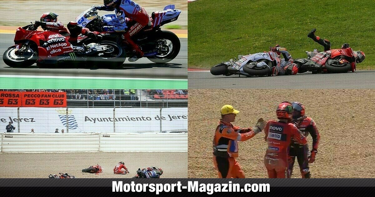 Francesco Bagnaia's series of collisions must give him something to think about!