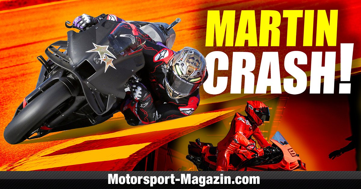 Motogp Video Martin Crash Marquez Stark Der Motogp Test