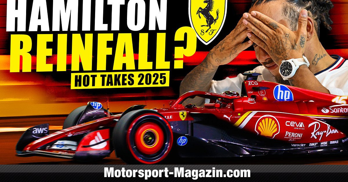 Die größten F1Reinfälle 2025 Scheitert Hamilton bei Ferrari?