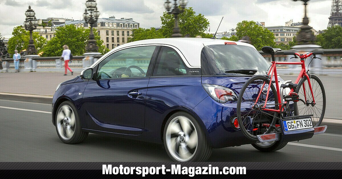 Opel Adam Stadtflitzer Mit Bike An Bord Auto