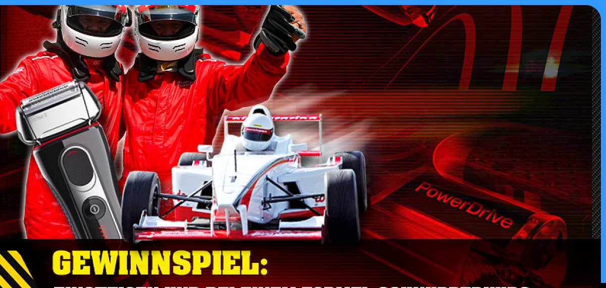 Gewinnspiel FormelSchnupperkurs Formel 1