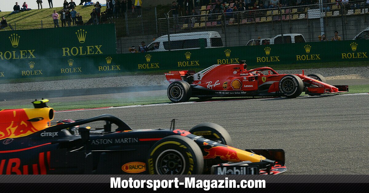 Formel 1 Japan, Vettel geht nach Crash auf Verstappen los
