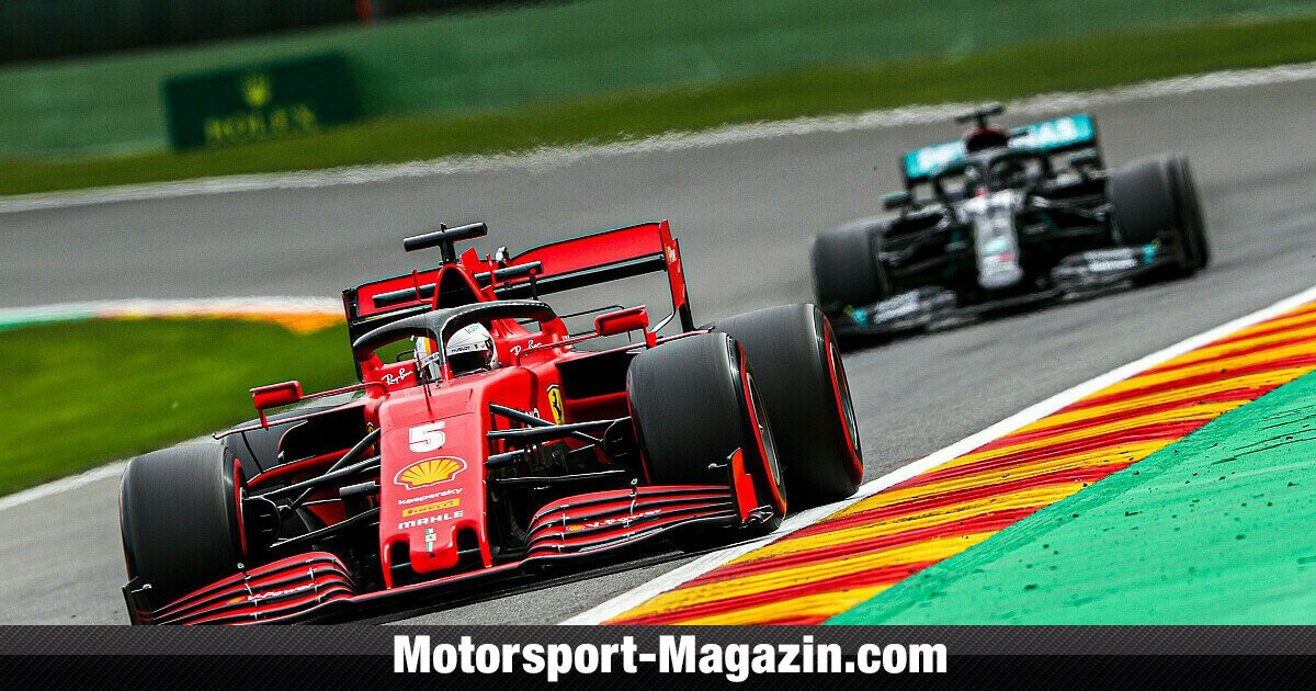 Formel 1 Spa, QualifyingGeneralprobe Hamilton P1, Vettel P20