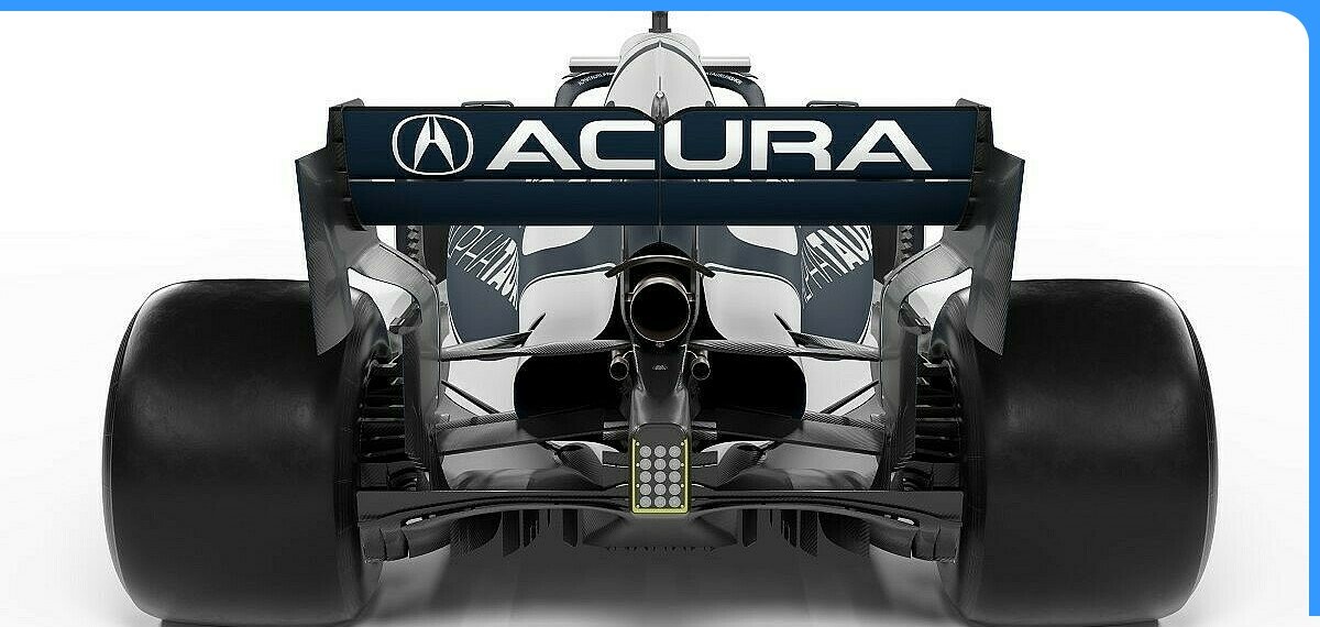 Formel 1 Austin Red Bull Alphatauri Mit Acura Branding