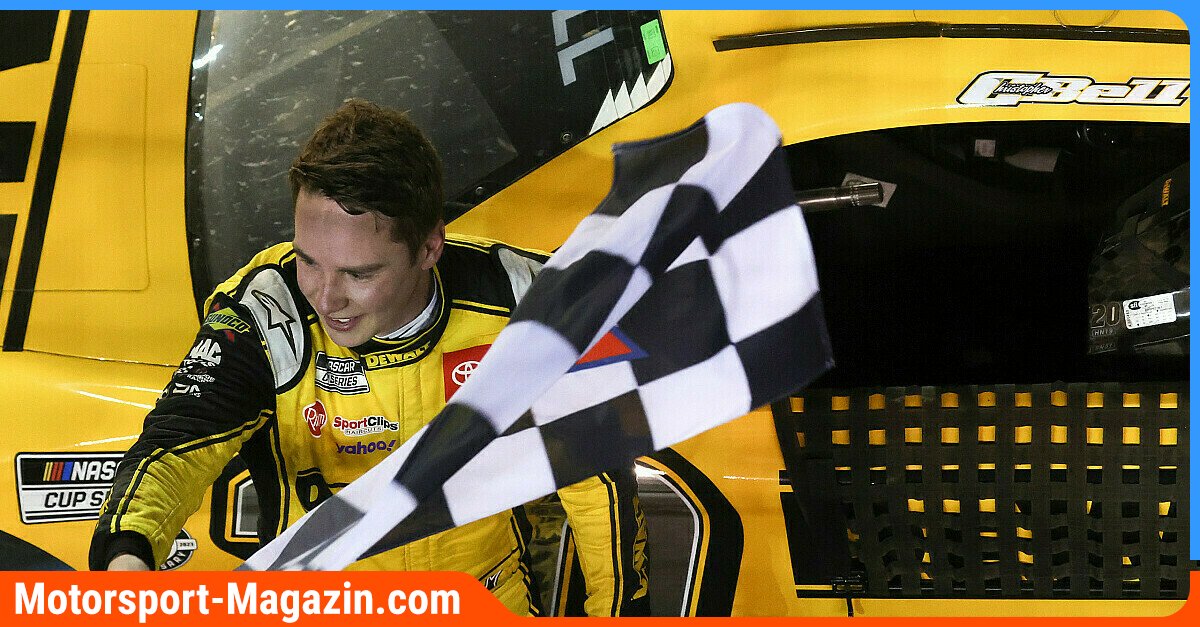 NASCAR-Rennen-2-Christopher-Bell-siegt-in-Atlanta-nach-Verl-ngerung-unter-Gelb