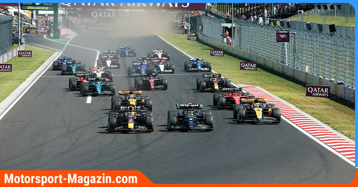 Formel 1 Startaufstellung Ungarn