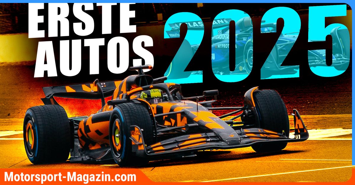 Erste neue Formel-1-Autos 2025 auf der Strecke!