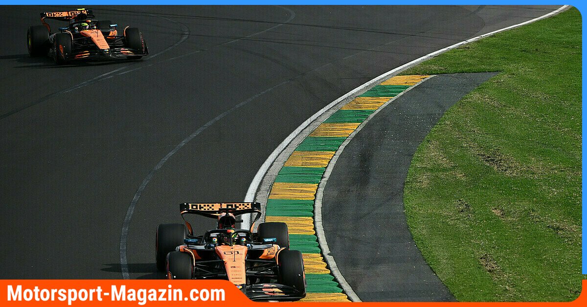 Startaufstellung Formel 1 Morgen