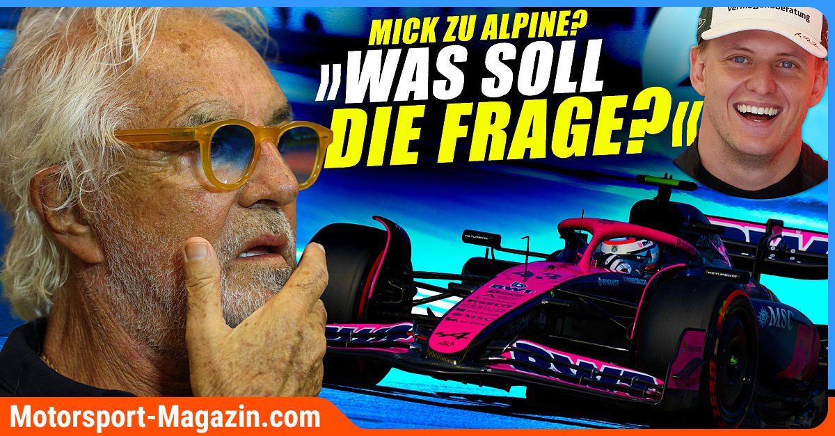 Formel-1-Video-Mick-Schumacher-zu-Alpine-Flavio-Briatore-N-chste-Frage-
