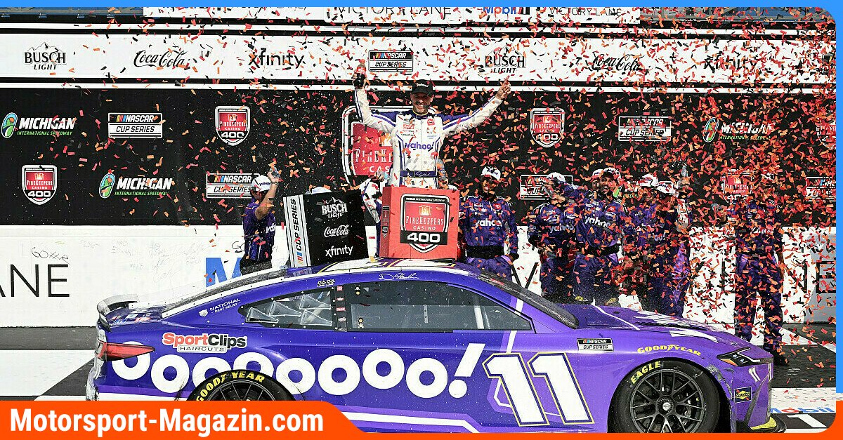NASCAR-NASACR-Rennen-15-Denny-Hamlin-siegt-spektakul-r-in-Michigan
