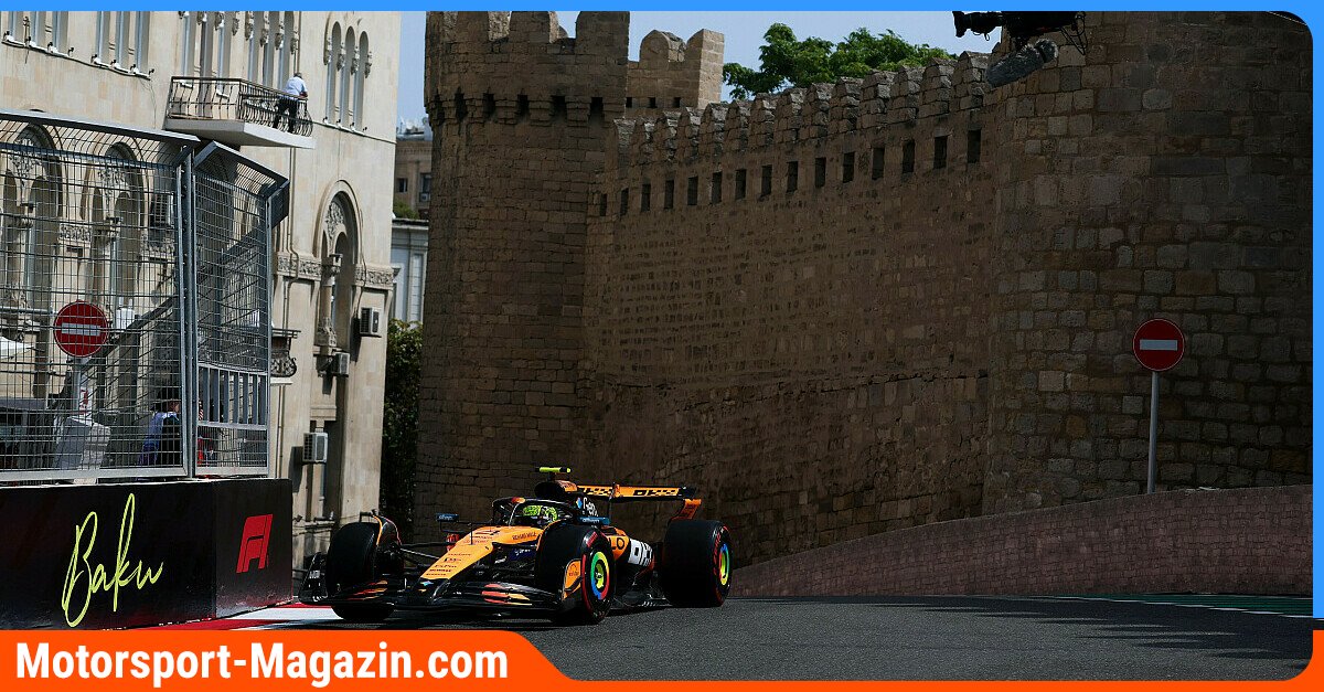 Formel-1-1-Training-Baku-McLaren-Duo-vor-Leclerc-Kerb-sorgt-f-r-rger