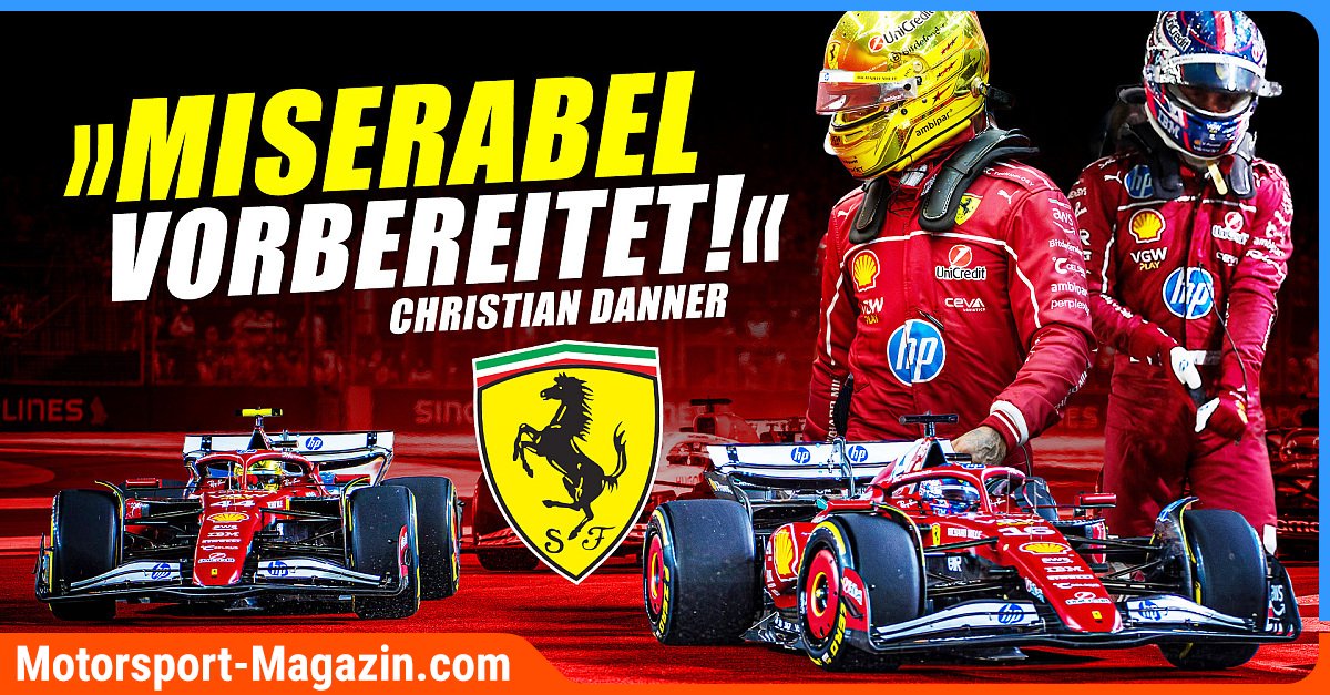 Formel-1-Video-Ferrari-miserabel-vorbereitet-Danner-2025-kein-Podium-mehr-