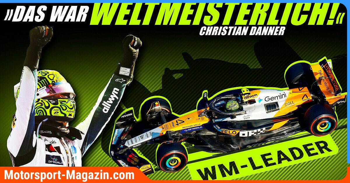 Formel-1-Video-Lando-Norris-Krise-zum-WM-Leader-Danner-Weltmeisterlich-