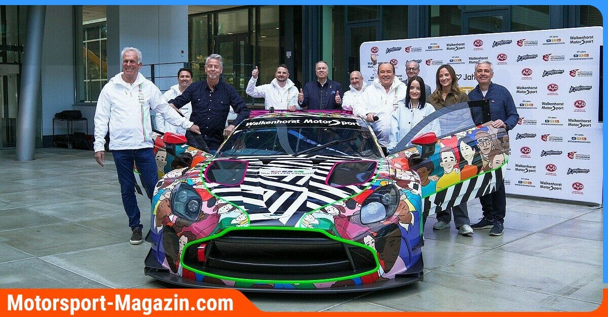 Motorsport-Aston-Martin-Vantage-GT3-AvD-Charity-Car-gl-nzt-bei-24h-N-rburgring-und-RTL-Spendenmarathon