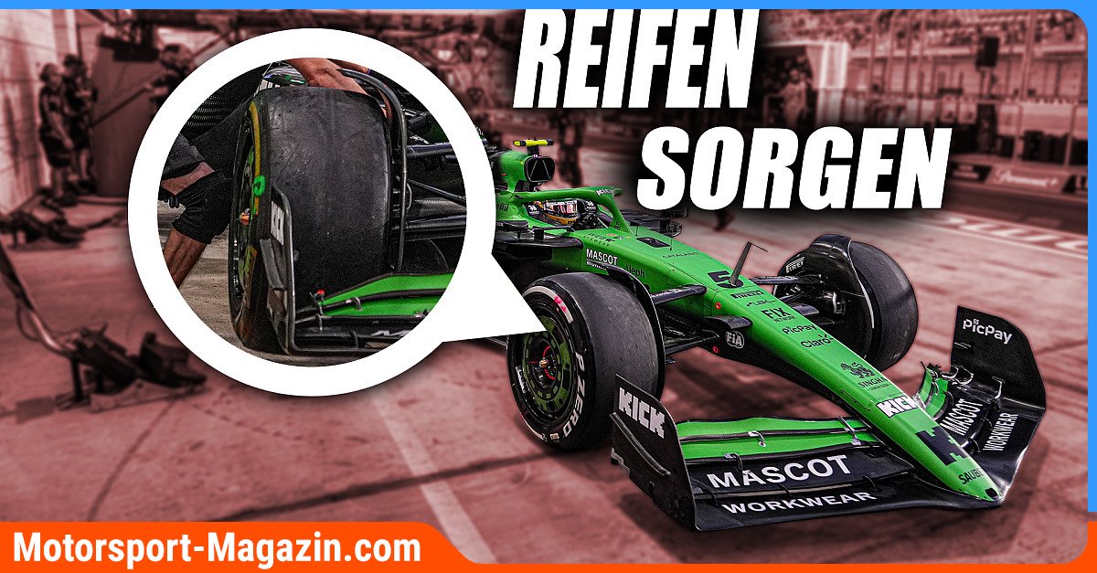 Formel-1-Wieder-Schnitte-in-Reifen-Pirelli-von-Formel-1-Freitag-alarmiert-Kies-zu-gef-hrlich-