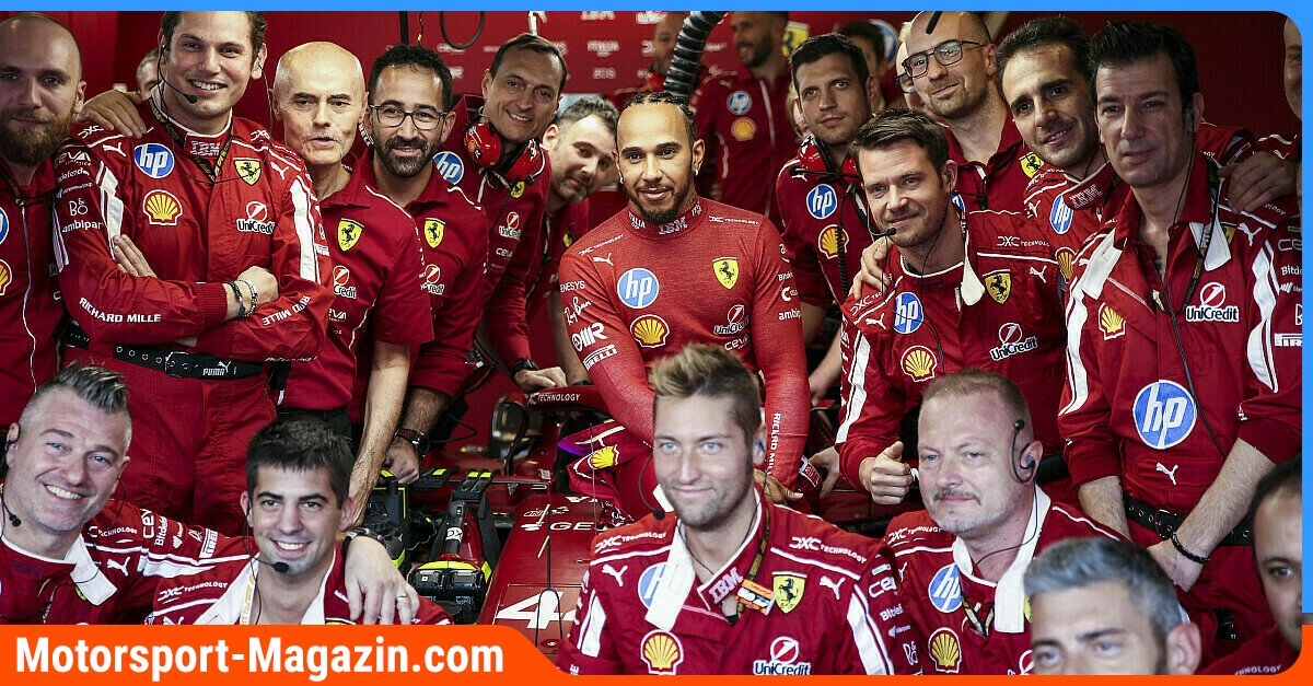 Formel-1-Erster-F1-Sprintsieg-erstes-Mal-Maranello-Lewis-Hamiltons-Ferrari-Highlights-2025