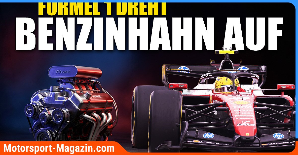 Fix! F1 dreht Benzinhahn 2027 auf! V8-Rückkehr wahrscheinlicher