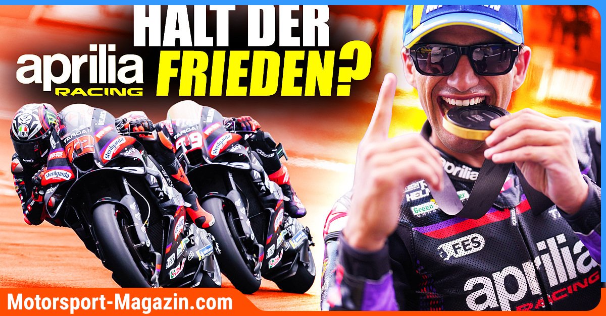 WM-Duell Bezzecchi vs. Martin! Aprilia beschwört Team-Harmonie