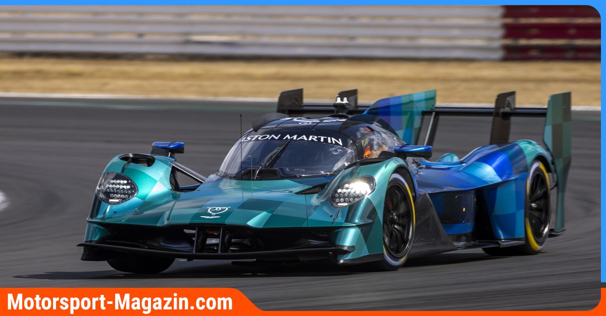Aston Martin testa nuove versioni del Valkyrie in pista, con modifiche alle fiancate e al posteriore