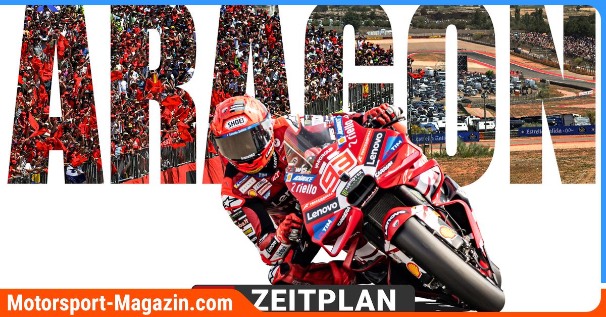 MotoGP Aragon 2026: Schedule and TV Broadcast Information