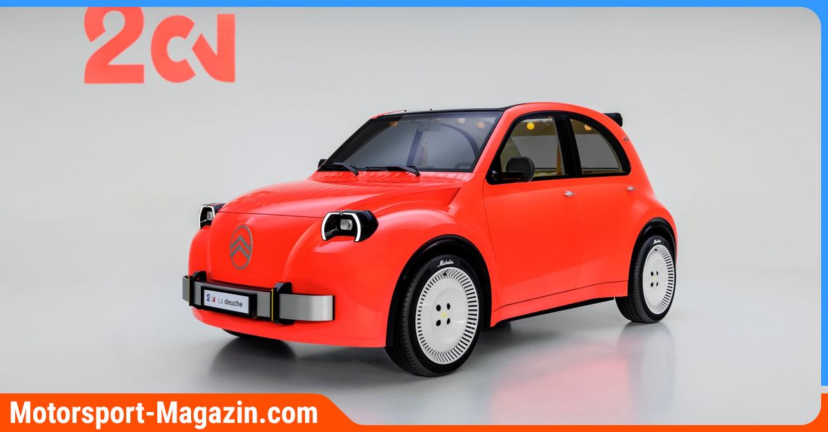 Citroën unveils 2CV electric concept for 15,000 euros