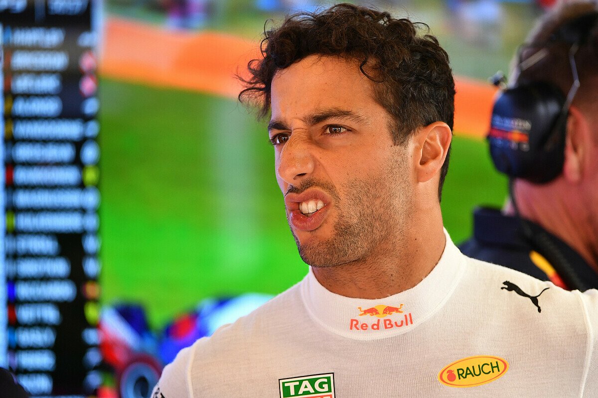 Daniel Ricciardos Blick auf das Zeitenklassement fiel in Spanien wenig begeistert aus