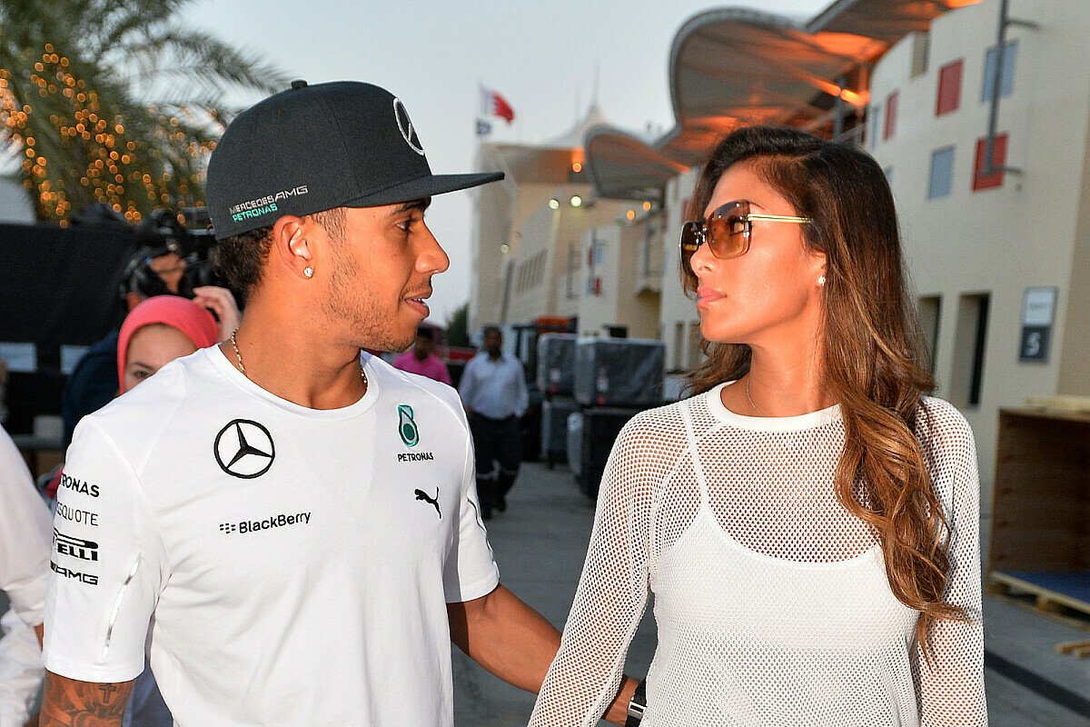 Baku Lewis Hamilton Trifft Auf Ex Freundin Nicole Scherzinger