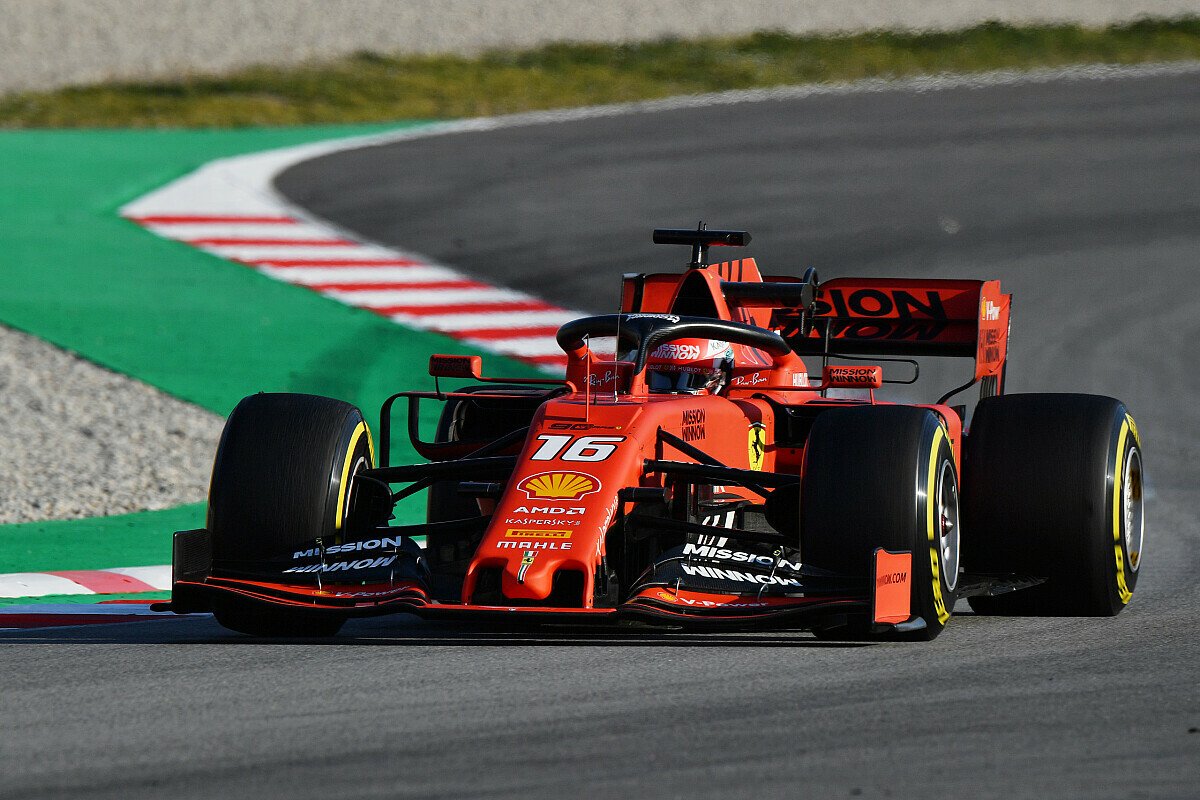 Formel-1-Testfahrten 2019 Ferrari dominiert auch Tag zwei
