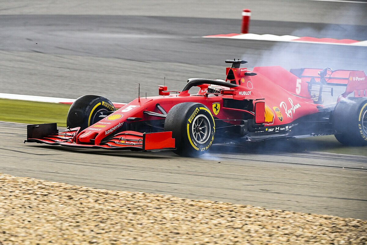 Lineal Kimi Raikonen im Ferrari F1 beim Rennen in Silverstone 3D Formel 1 